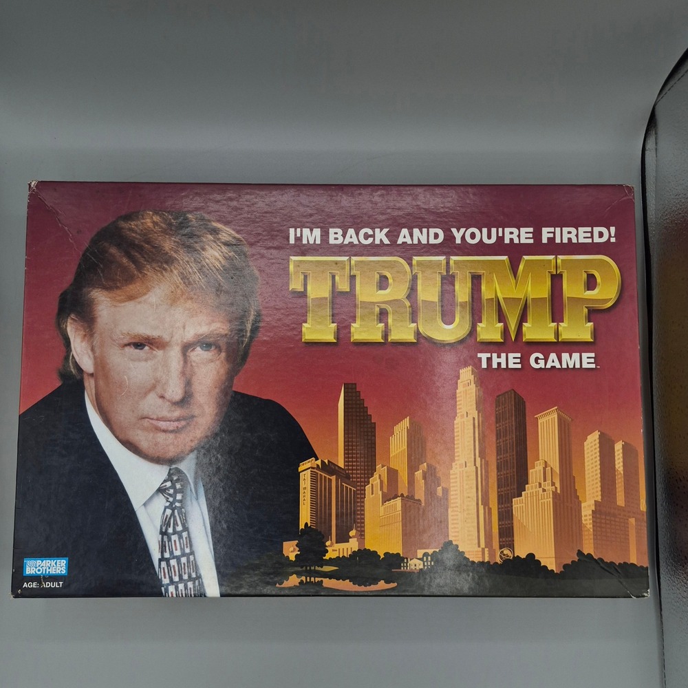 Trump The Game Parker Brothers 2004 Board Game Im Back and Youre Fired 42387